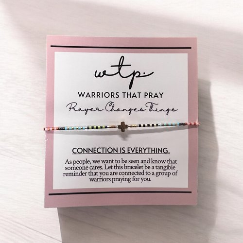 Warriors That Pray Prayer Bracelet - gold