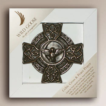 Wild Goose Celtic Cross & Peace Prayer