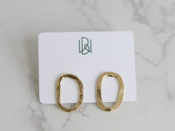 BraveWorks Open Oval Earrings