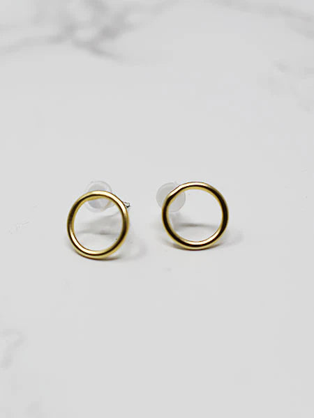 BraveWorks Open Circle Stud Earrings