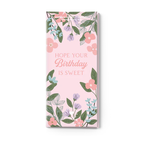 Hope your Birthday is Sweet-Chocolate bar and greeting card!