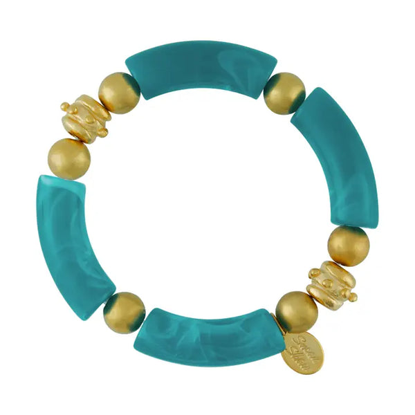 Susan Shaw Teal Charleston Bracelet 2561T