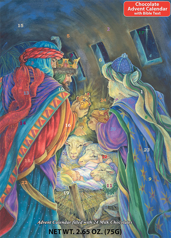 Vermont Christmas Presenting the Gifts Chocolate Advent Calendar BB143