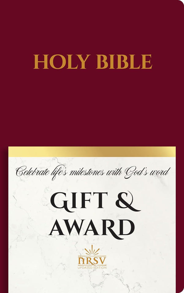 NRSV Gift/Award Bible Burgundy, imitation leather