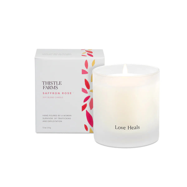 Thistle Farms Saffron Rose Candle