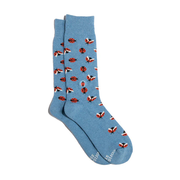 Conscious Step socks that protect ladybugs | SMALL | CREW | MSPOL003