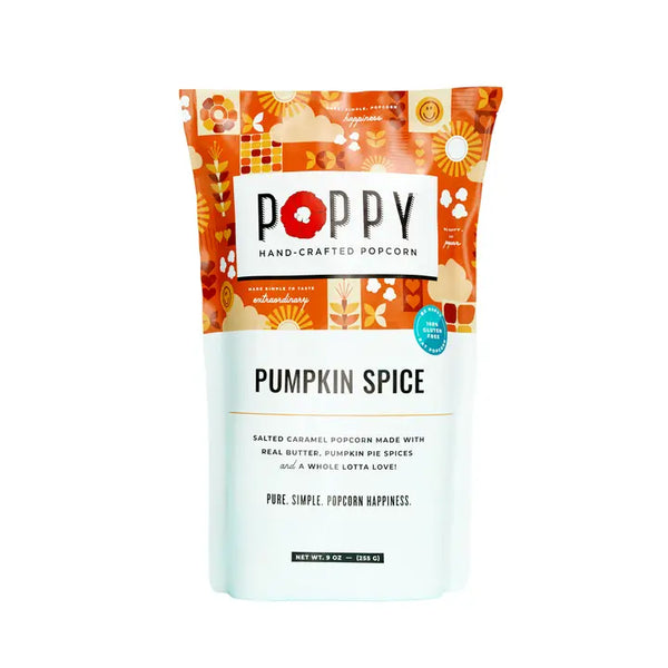 Poppy Hand-Crafted Popcorn -Fall Pumpkin Spice