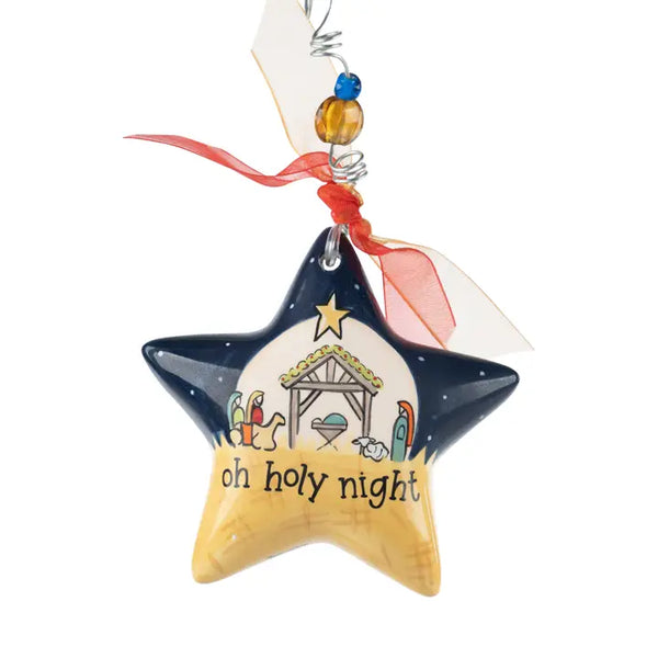 Glory Haus Holy Night Nativity Star Ornament 29143405