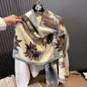 Winding River Brown Sunflowers Reversible Wrap-SKU 380 1641