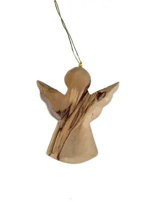 Earthwood-Thick Cut Angel Ornament- F-19