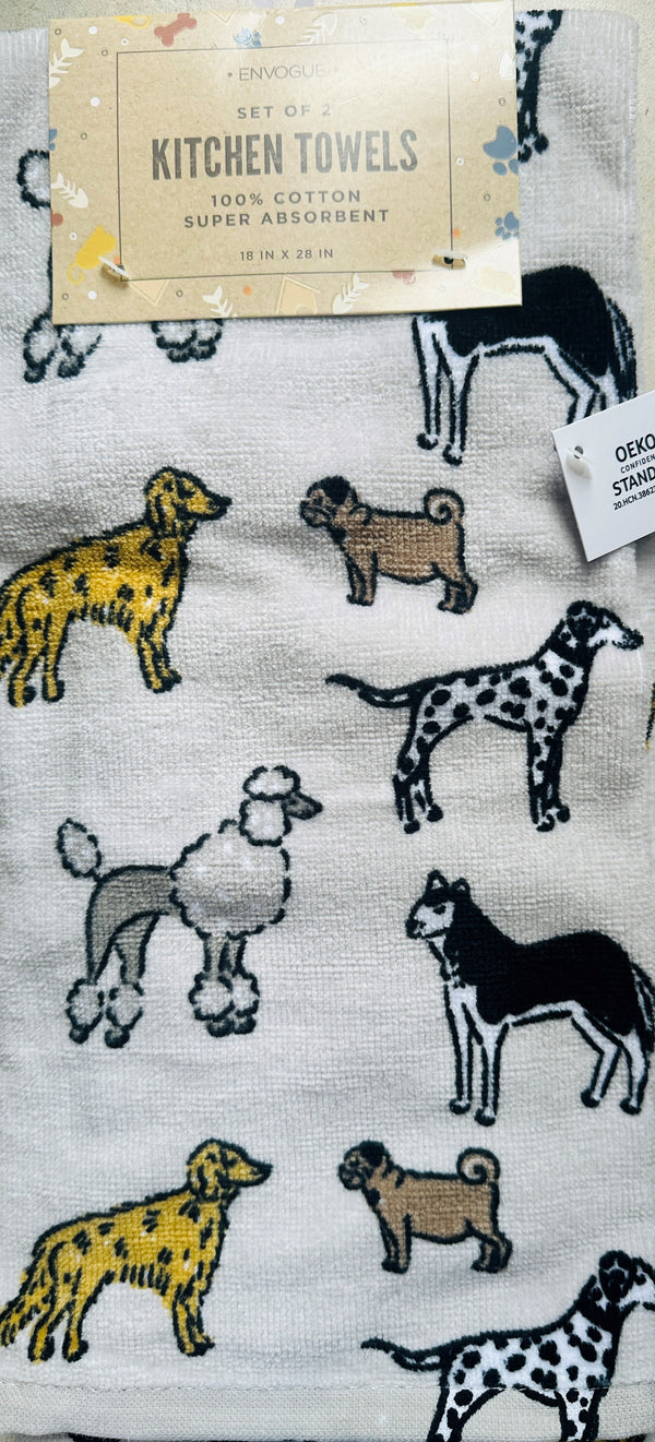 Dog Kitchen Towels