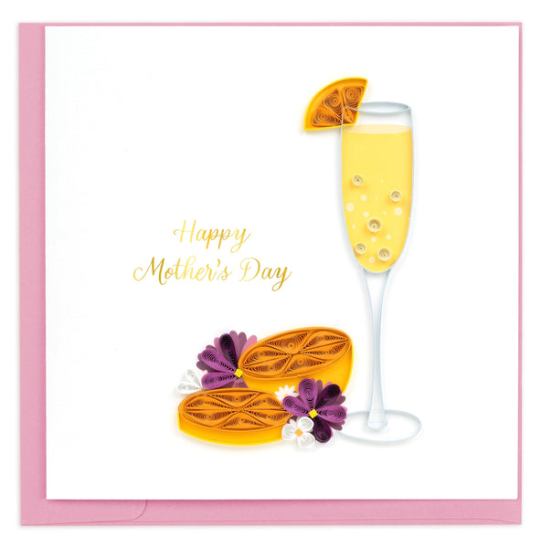 Quilling Card Mother's Day Mimosa card LG SO752