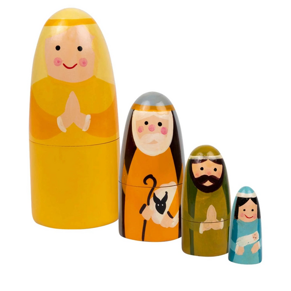 Ten Thousand Villages Nesting Doll Nativity 6841460