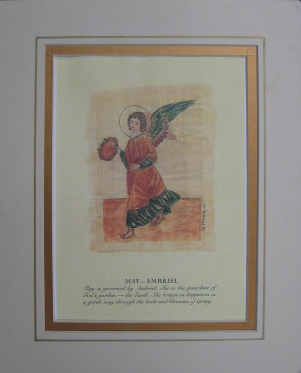 Carol McCrady Studios May angel framed Ambriel