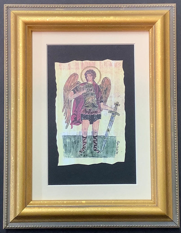 Carol McCrady Michael framed angel