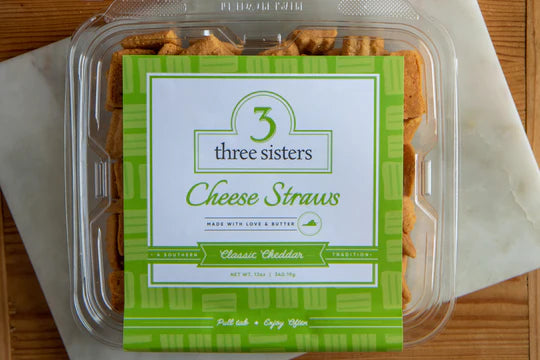 Three Sister Cheese Straws Classic Cheddar Cheese Straws