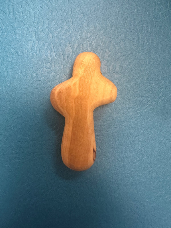 Holy Land Group -  small olive wood cross