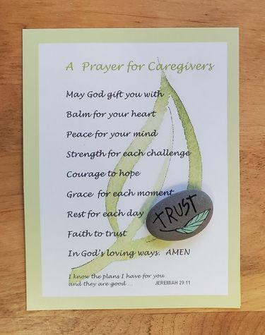 Credo Designs Caregivers Prayer Card