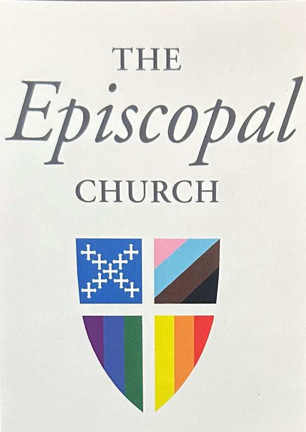 Episcopal Pride Shield Logo sticker