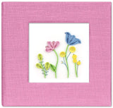 Quilling Card Sticky Note Wildflowers GNB406