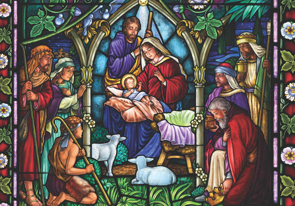 Vermont Christmas Evening Nativity Jigsaw Puzzle, 550 pieces, VC1124